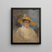 Portrait of a young girl traditionally identified as Princess Victoria, later Queen Victoria - Martin Archer Shee — framed artwork on a wall