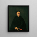 Portrait of Canon Wdl - Martin Johann Schmidt — framed artwork on a wall