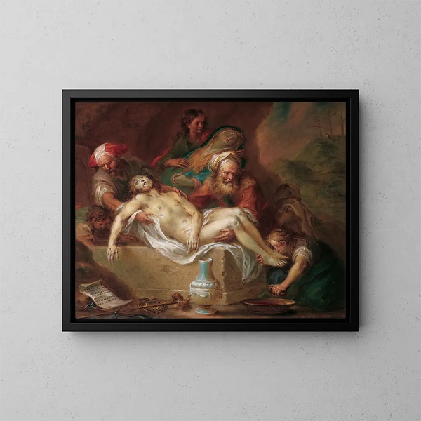 de la Piedad del Cristo - Martin Johann Schmidt — cuadro enmarcado en la pared