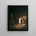 Saint Jerome - Martin Johann Schmidt — framed artwork on a wall
