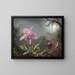 Orchidée Cattleya et trois colibris - Martin Johnson Heade — cuadro enmarcado en la pared