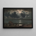Point Judith, Rhode Island - Martin Johnson Heade — cuadro enmarcado en la pared