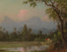 Escena sudamericana con una cabaña - Martin Johnson Heade — vista de la obra