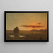 Atardecer en los prados de Newburyport - Martin Johnson Heade — cuadro enmarcado en la pared