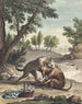The dog carrying its master's dinner around its neck - Martin Marvie — artwork view