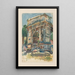 L'arc de Titus Rome - Martin Monnickendam — framed artwork on a wall