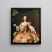 L'archiduchesse Marie Christine - Martin van Meytens — framed artwork on a wall