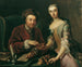 Double portrait painting - Martin van Meytens — artwork view
