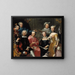 Family Group Painting - Martin van Meytens — framed artwork on a wall