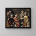 Ulrika Lovisa Tessin, Carl Gustaf Tessin, Erik Sparre, Johan Gabriel Sack, Nils Bielke, Eva Bielke y Hedvig Elisabet Sack - Martin van Meytens — cuadro enmarcado en la pared