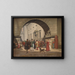 La prisión de Copenhague - Martinus Rørbye — cuadro enmarcado en la pared