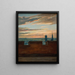 Vista de Copenhague al atardecer - Martinus Rørbye — cuadro enmarcado en la pared