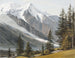 Vista de Chamonix-Mont-Blanc - Martinus Rørbye — vista de la obra