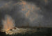 L'explosion de la canonnière n° 2 bajo el mando de Jan van Speijk frente a Amberes, 5 de febrero de 1831 - Martinus Schouman — vista de la obra