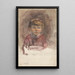 Retrato de niño de frente - Martinus van Andringa — cuadro enmarcado en la pared