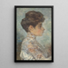 Retrato de Lizzy de perfil hacia la derecha - Martinus van Andringa — cuadro enmarcado en la pared