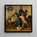 Martyrdom of Saint Peter - Stefan Lochner — framed artwork on a wall