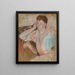 Clarisse - Mary Cassatt — cuadro enmarcado en la pared