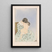 Beso de la madre - Mary Cassatt — cuadro enmarcado en la pared
