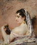 Fille romaine - Mary Cassatt — vista de la obra