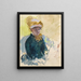 Autorretrato - Mary Cassatt — cuadro enmarcado en la pared