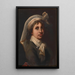 Retrato de una niña - Mary Henry — cuadro enmarcado en la pared