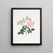 Rosa de Damas5 - Mary Lawrance — cuadro enmarcado en la pared