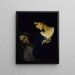 La noche y su hija duermen - Mary Lizzie Macomber — cuadro enmarcado en la pared