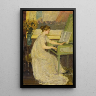 Mary Louise Fairchild - Girl Playing the Harpsichord.webp