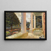 La terraza del dominio MacMonnies en Giverny - Mary Macmonnies Low — cuadro enmarcado en la pared