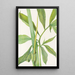 Dragon vert Arisaema dracontium - Mary Vaux Walcott — framed artwork on a wall