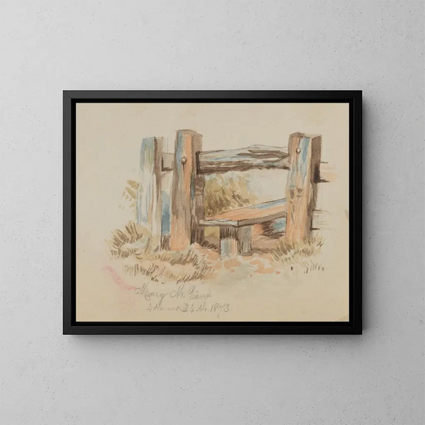 Estilo - Mary Vaux Walcott — cuadro enmarcado en la pared