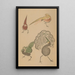 Choju ryakugashiki Pl14 - Masayoshi Kitao — framed artwork on a wall