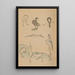 Choju ryakugashiki Pl22 - Masayoshi Kitao — framed artwork on a wall