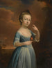 Portrait of a girl with a robin - Mason Chamberlin — artwork view