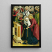 The Death of the Virgin - Master of the Pfullendorf Altar — framed artwork on a wall