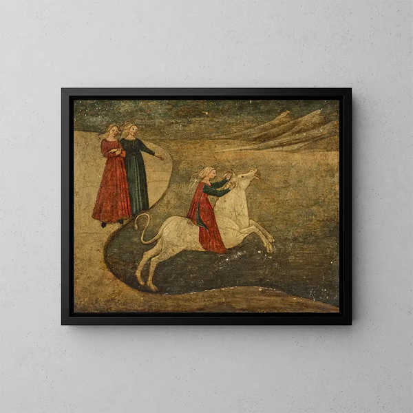 El Rapto de Europa - Maestro de 1441 — cuadro enmarcado en la pared