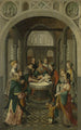Panel de retablo con Circuncisión de Cristo en el reverso Resurrección de Cristo - Maestro de Alkmaar — vista de la obra