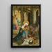 La Natividad - Maestro de Pulkau — cuadro enmarcado en la pared