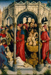Dos escenas de la vida de un santo - Maestro de San Crépin y Crépinien — vista de la obra