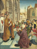Episodios de la vida de un santo obispo - Maestro de San Gil y Asistente — vista de la obra