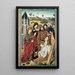 La Résurrection de Drusiana - Maître de Saint Nicolas — framed artwork on a wall