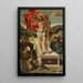 La Resurrección de Cristo - Maestro de San Ildefonso — cuadro enmarcado en la pared