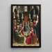 The Christ among the Doctors - Master of the Catholic Kings — framed artwork on a wall