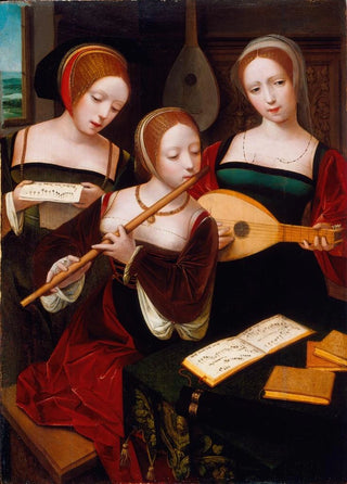 Master of the Female HalfLengths - Three Musicians.webp