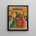 Coronación de la Virgen - Maestro del Retablo de Fröndenberg — cuadro enmarcado en la pared