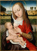 Virgin and Child Painting - Master of the Legend of Saint Catherine — artwork view