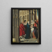 The Presentation at the Temple - Master of the Adoration of the Magi of the Prado — framed artwork on a wall