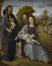 Virgin and Child with a saint and a donor - Master of the Sforza Altarpiece — artwork view