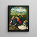 Virgen de la Roseraie - Maestro de la Leyenda de Santa Lucía — cuadro enmarcado en la pared